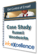 Front cover of "Case Study: Russel Woodworks Get Control of Info Results"